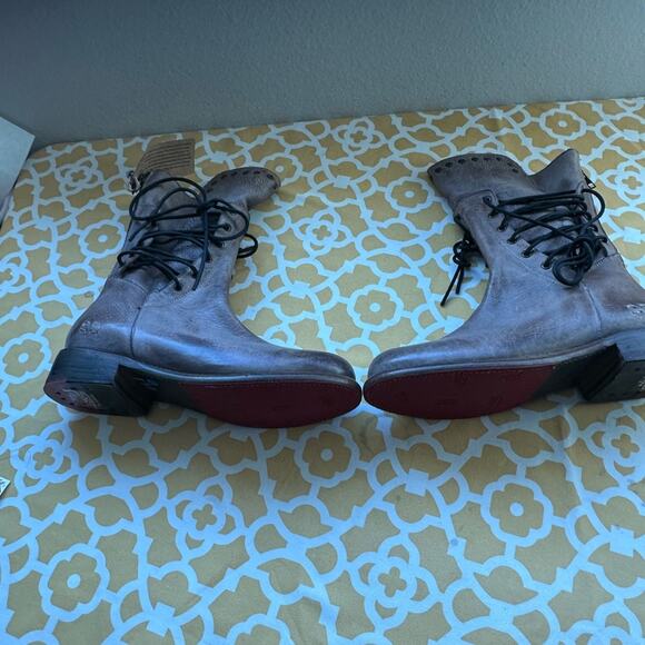 New Bed Stu Fen Mid Calf Boot In Alkaline Rustic Size 8 - Picture 5 of 15